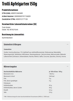 Produktbild anzeigen: Trolli 4er Vegane Fruchtgummi Mischung Set – Sour Strawbies, Dino Rex, Apfelgarten & Bizzl Mix (4x150g)
