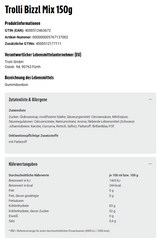 Trolli 4er Vegane Fruchtgummi Mischung Set – Sour Strawbies, Dino Rex, Apfelgarten & Bizzl Mix (4x150g)