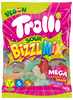 Trolli 4er Vegane Fruchtgummi Mischung Set – Sour Strawbies, Dino Rex, Apfelgarten & Bizzl Mix (4x150g)