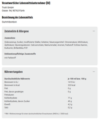 Trolli Saure Glühwürmchen 150g
