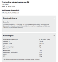 3x Trolli Pfirsichringe 150g (3x150g)