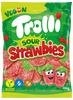 Trolli 4er Vegane Fruchtgummi Mischung Set – Sour Strawbies, Dino Rex, Apfelgarten & Bizzl Mix (4x150g)