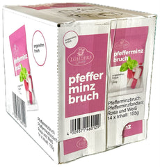 14x Lühders Pfefferminz-Bruch 155g (14x155g)