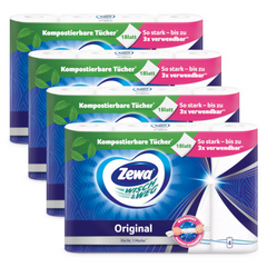 4x Zewa Wisch und Weg Küchenrollen Original je 4x45 Stück (4 Packungen x 4 Rollen)