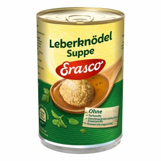 Erasco Herzhafte Leberknödel Suppe 395ml