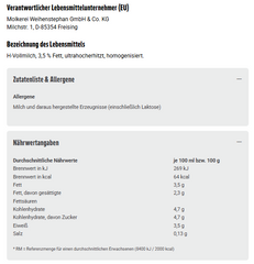 12x Weihenstephan H-Milch 3,5% 0,5l (12x0,5l)