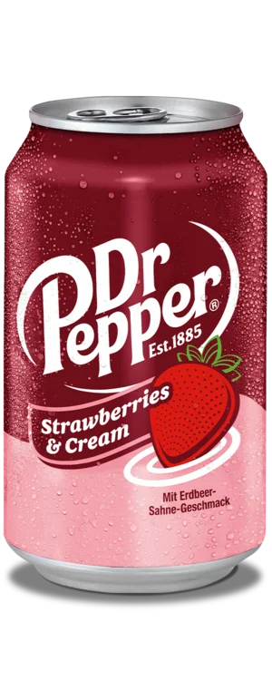 12x Dr. Pepper Strawberries & Cream 0,33l DPG (12x0,33l)