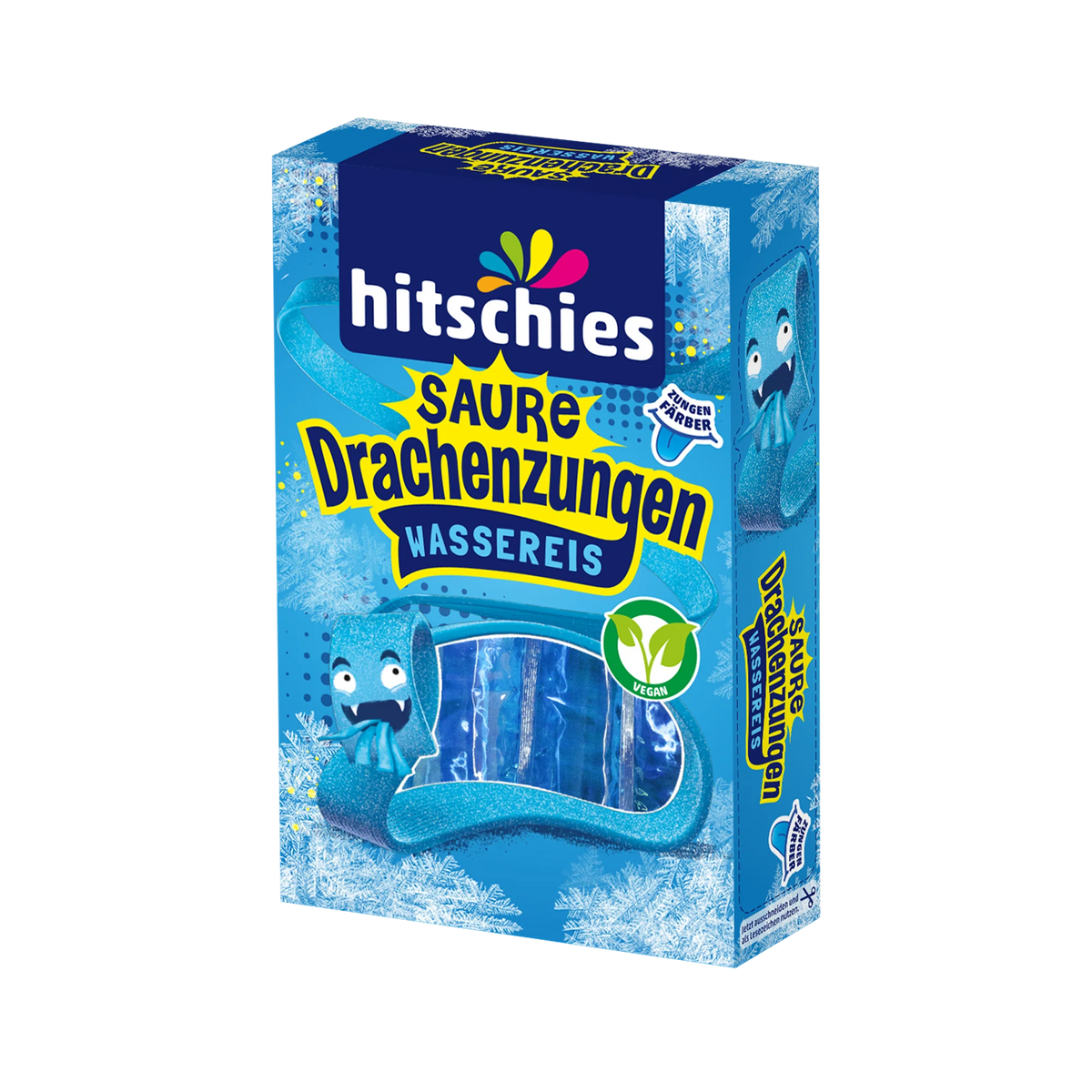 Hitschies Saure Drachenzungen Wassereis Blau