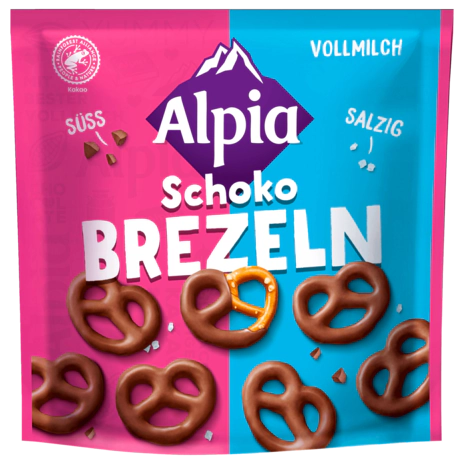 Alpia Schoko Brezeln VM 140g