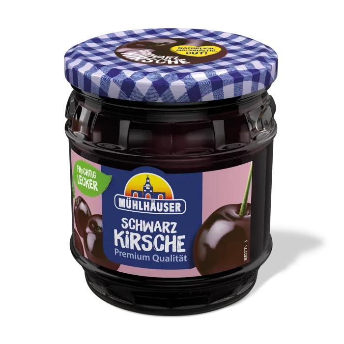 MühlhäuserExtra-Konfitüre - Schwarzkirsch 450 g