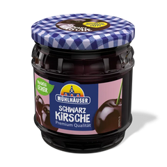 MühlhäuserExtra-Konfitüre - Schwarzkirsch 450 g
