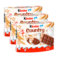 3x Ferrero kinder Country 9ST 211,5g (3x211,5g)