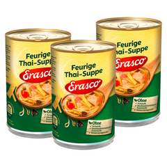 3x Erasco Suppe Feurige Thai-Suppe 390ml (3x390ml)