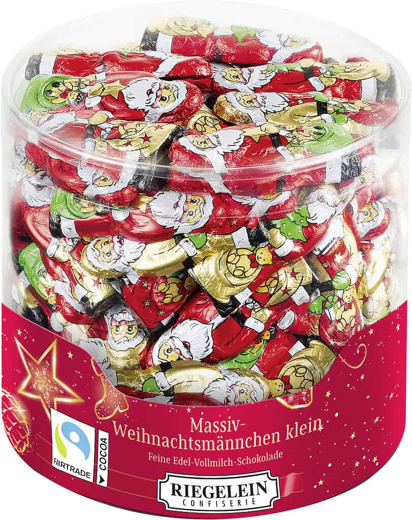 Riegelein Massiver Weihnachtsmann 63ST 525g