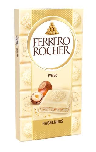 8x Ferrero Rocher Schokolade Tafel Weiß 90g (8x90g)