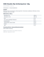 Produktbild anzeigen: DOK Double Dip Schleckpulver 18g – Produktinformationen, Zutaten und Hinweise
