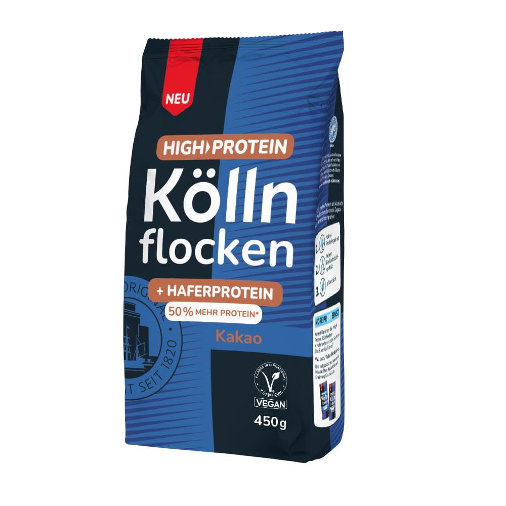 6x Kölln High Protein Köllnflocken Kakao 450g (6x450g)