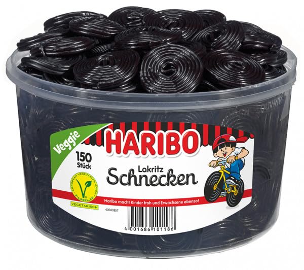 Haribo Lakritz Schnecken 150ST 1500g