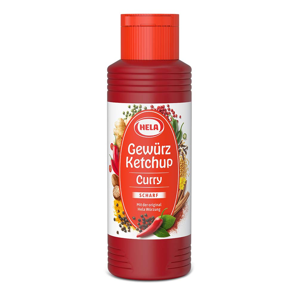 Hela Gewürz Ketchup Curry leicht scharf 300ml