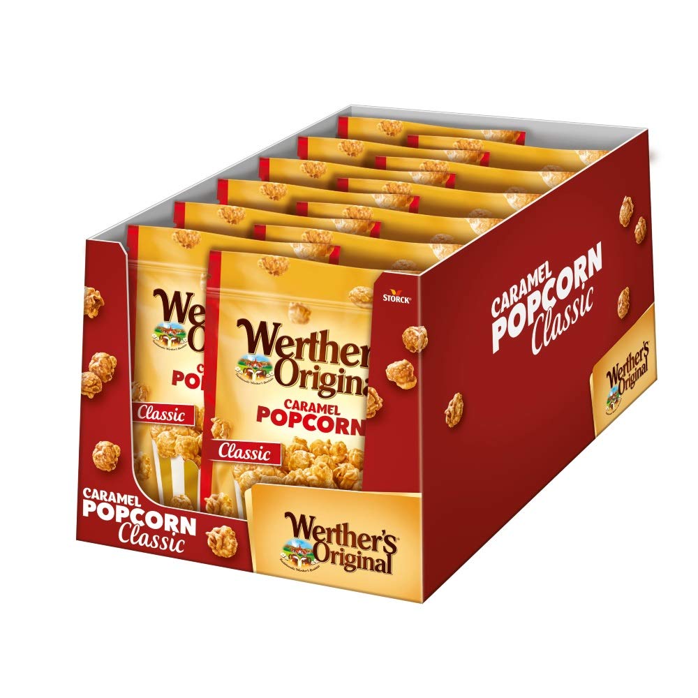 12x Werthers Original Popcorn Caramel 140g (12x140g)