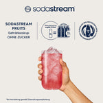 Produktbild anzeigen: 3x SodaStream Sirup Rote Beeren ohne Zucker, 1x Flasche ergibt 9 Liter Fertiggetränk, Sekundenschnell zubereitet und immer frisch (3x440ml)
