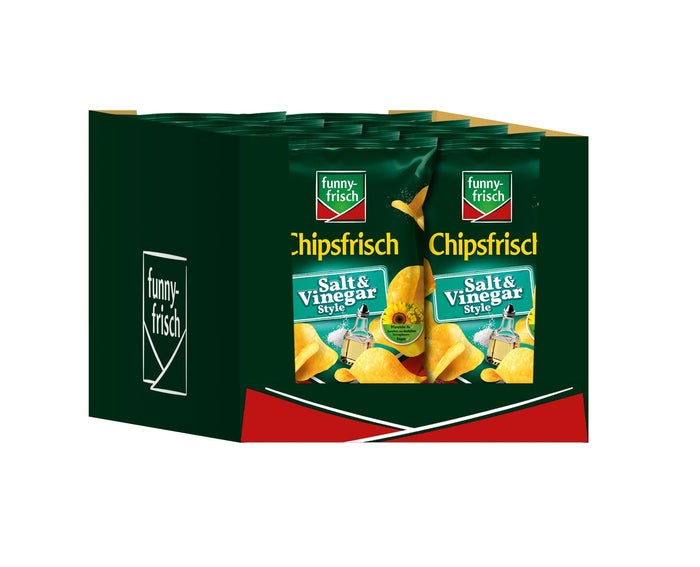 Funny-frisch Chipsfrisch Salt&Vinegar Style (10x150g)