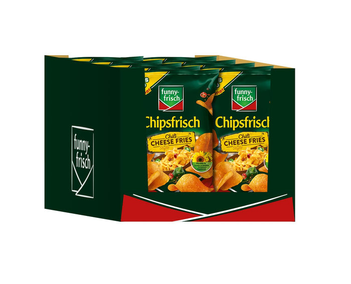 funny-frisch Chipsfrisch Chili Cheese Fries Style (10x150g)