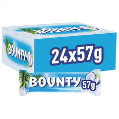 24x Bounty Schokoriegel, Kokos und Schokolade Geschmack (24x 57g)