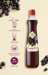 YO Sirup Schwarze Johannisbeere (6 x 700 ml)