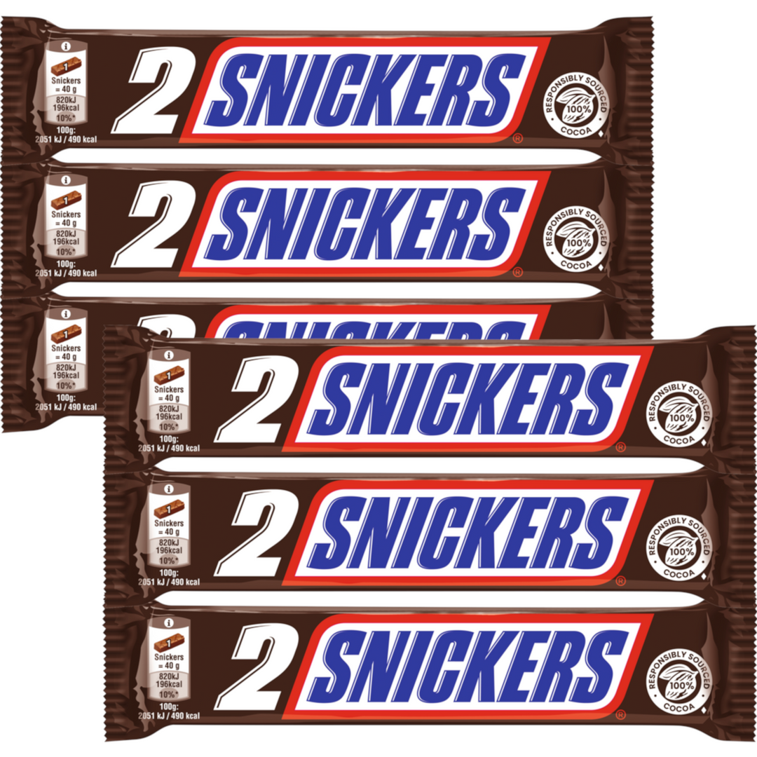 6x Snickers 2x40g (6x80g)