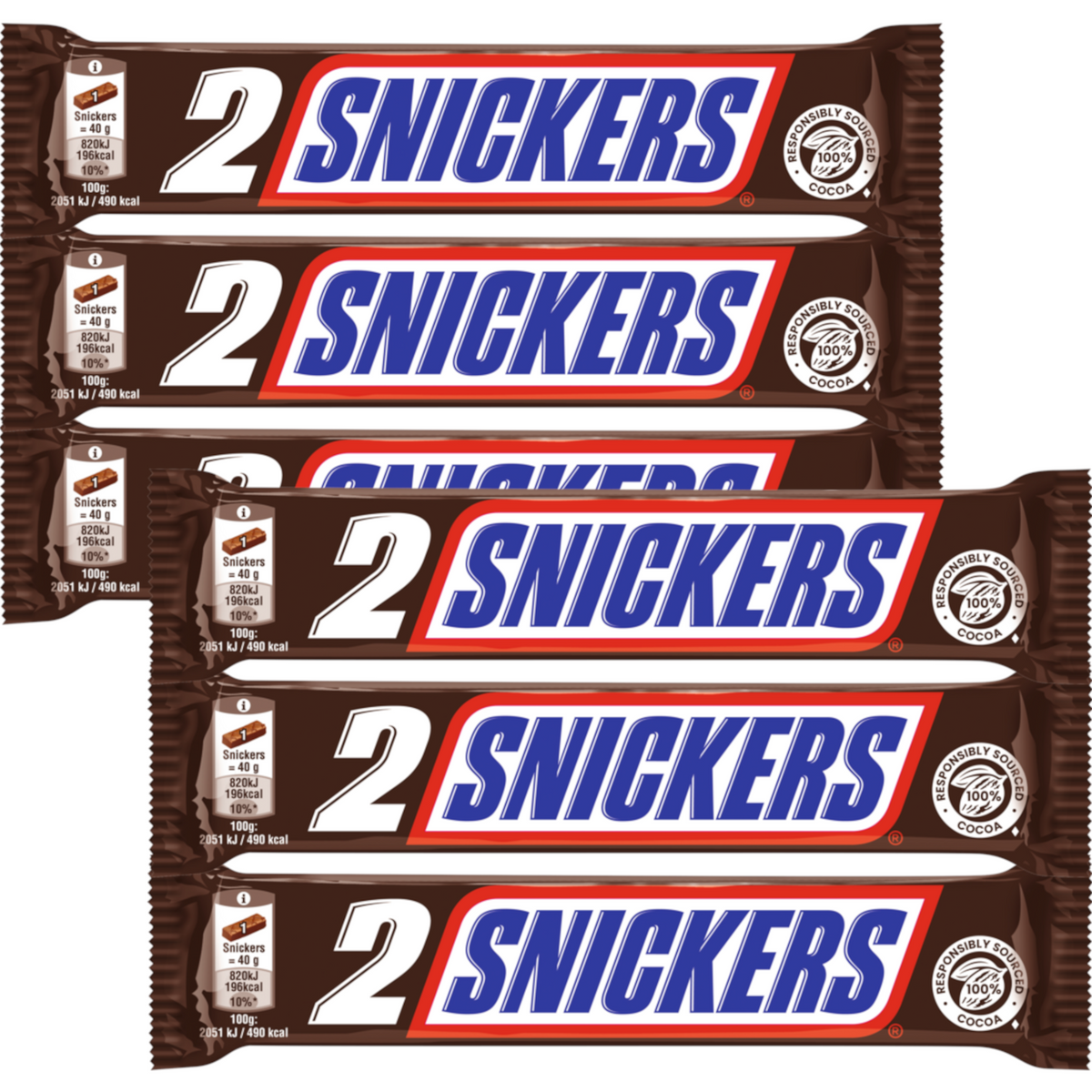 6x Snickers 2x40g (6x80g)