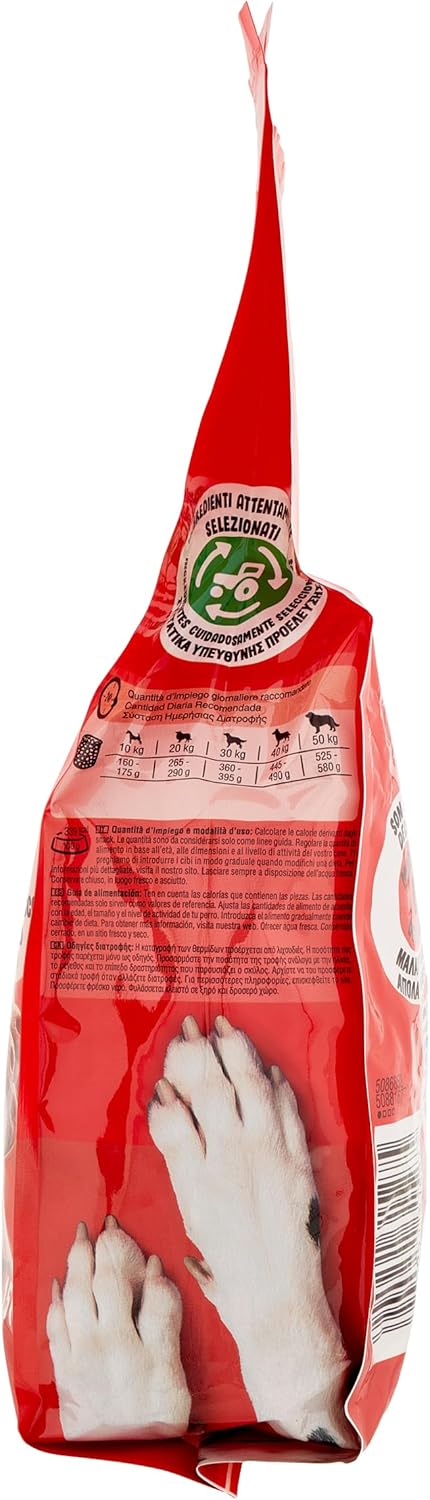 4x Frolic Complete Trockenfutter für Hunde, mit Rind, Karotten und Getreide (4x1,5kg) (6kg)
