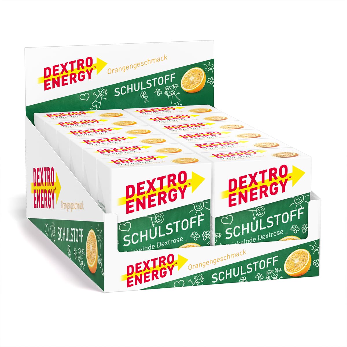 12x Dextro Energy Minis Orange Schulstoff 50g (12x50g)