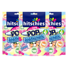 3x hitschies brizzl UFO Pops gefriergetrocknet  (3x50g) (150g)