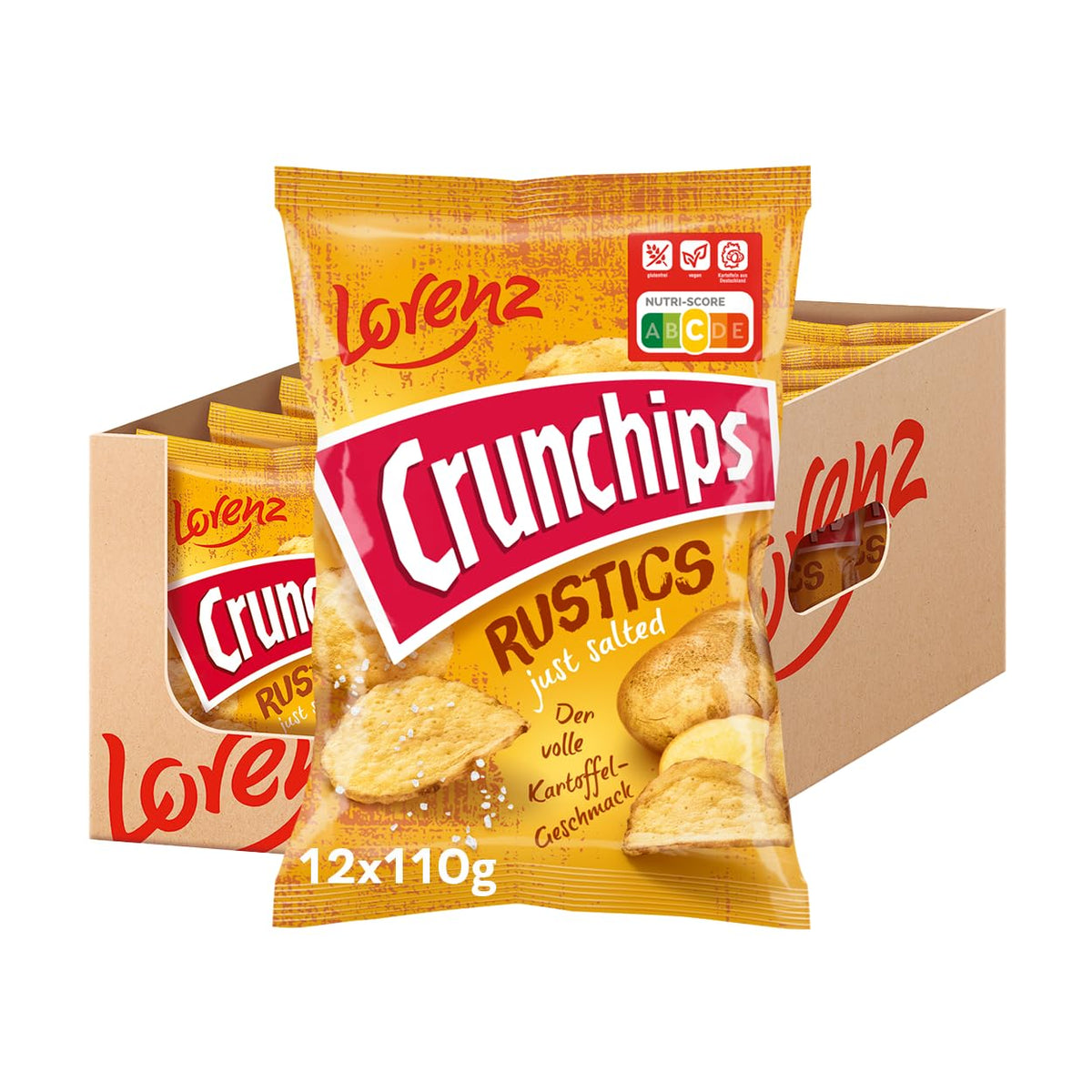 12x Crunchips Rustics Salz 110g (12x110g)