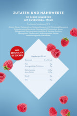 6x Yo Sirup Ohne Zucker Himbeere 0,7l (6x700ml)
