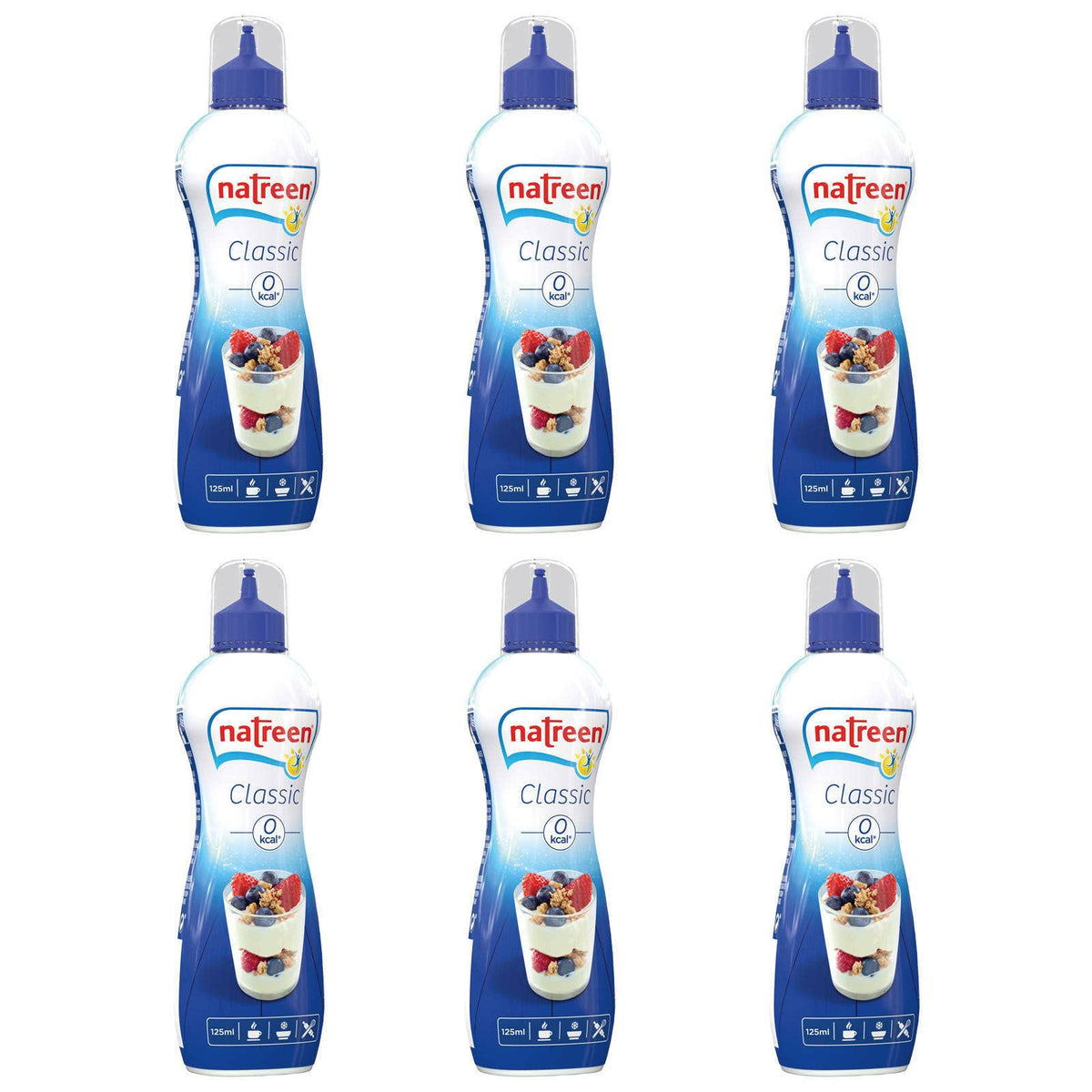 6x NATREEN Süßstoff Classic Feine Süße Flüssig 125ml (6x125ml)