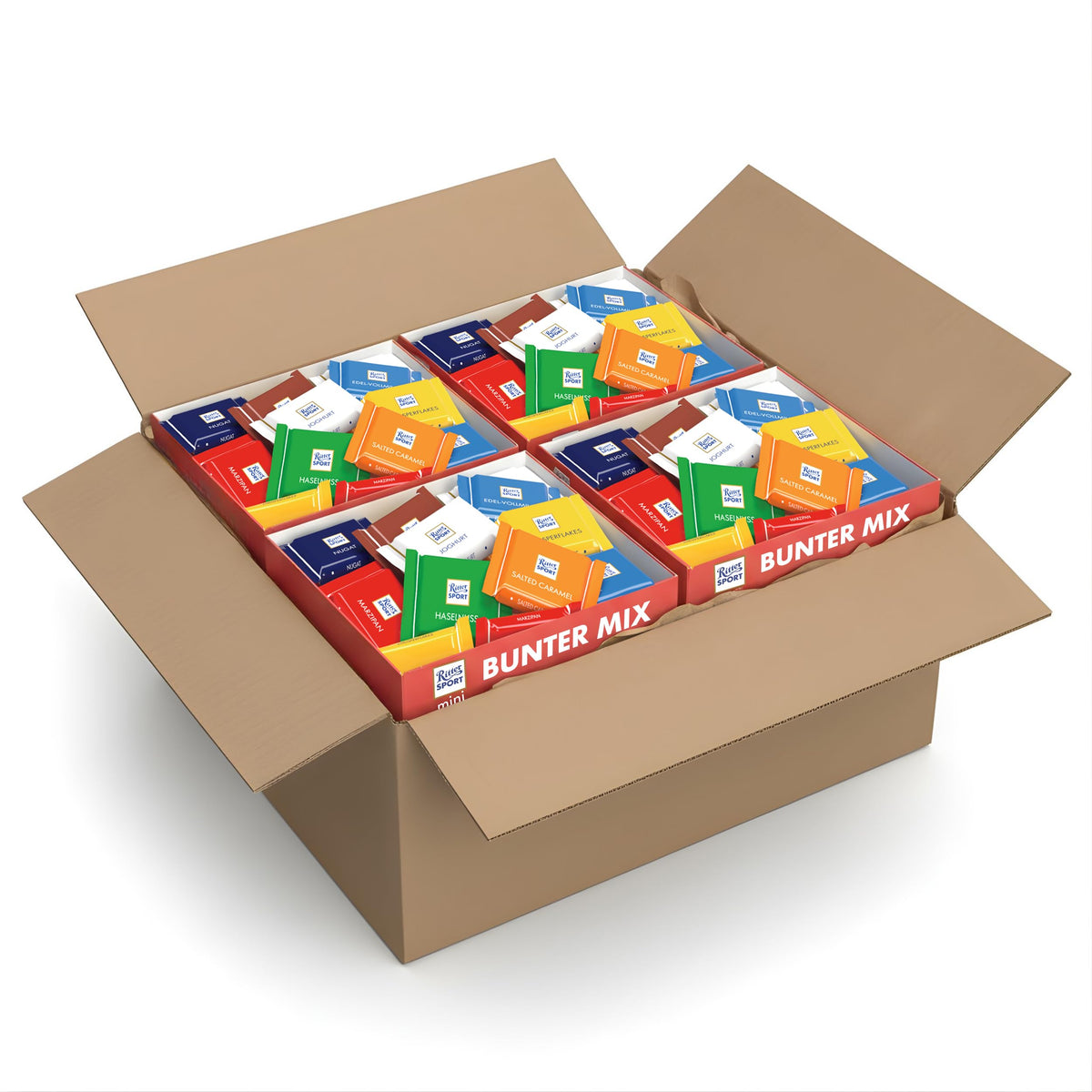 4x Ritter Sport Bunter Mix Mini 1,4kg (4x1,4kg)