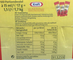 Kraft - Tomatenketchup - 100x15ml