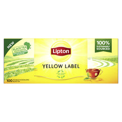 Lipton Tee Yellow Label Tea Schwarzer Tee, 100 Teebeutel, 150 g