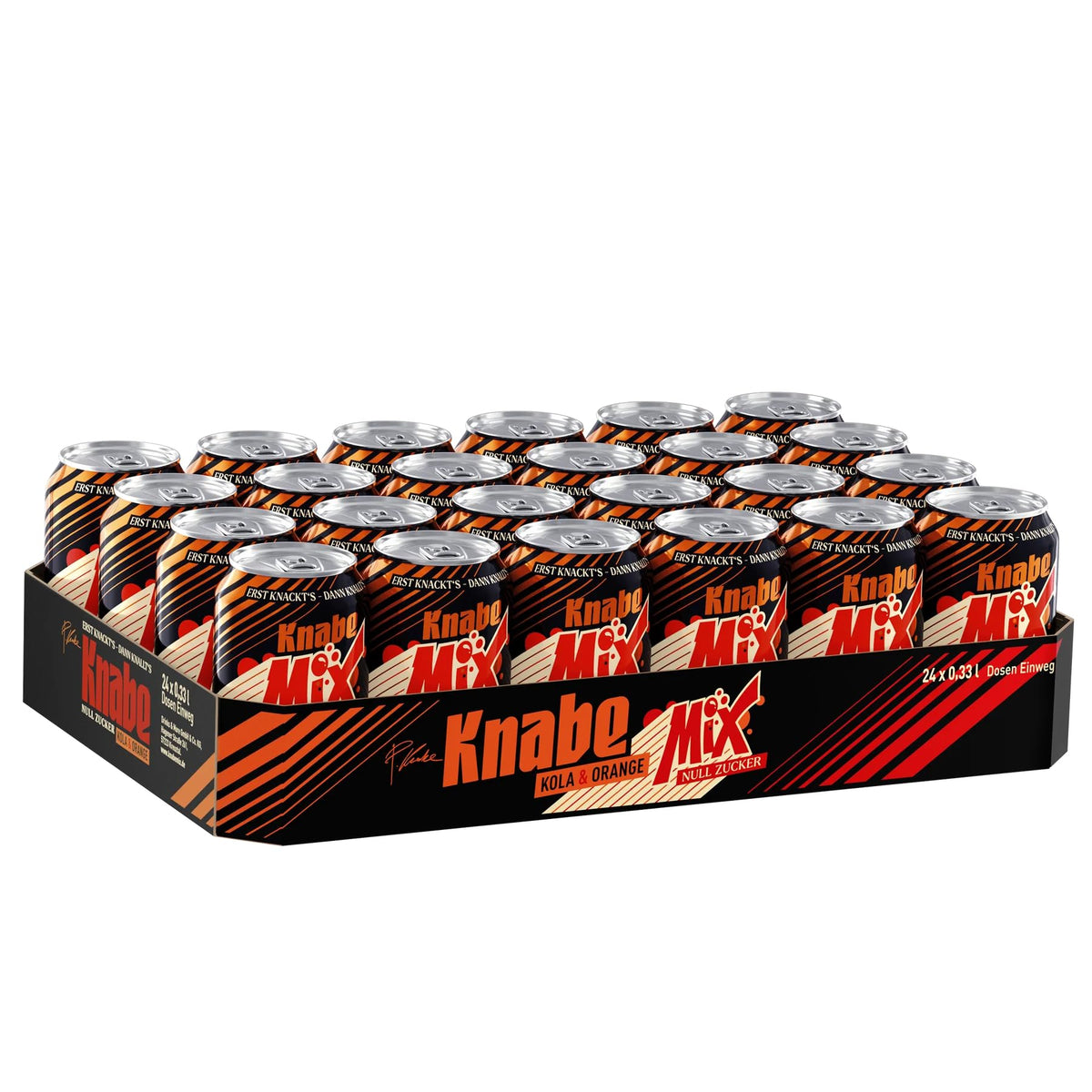 24x Knabe Mix null Zucker Kola&Orange 0,33l DPG (24x0,33l)