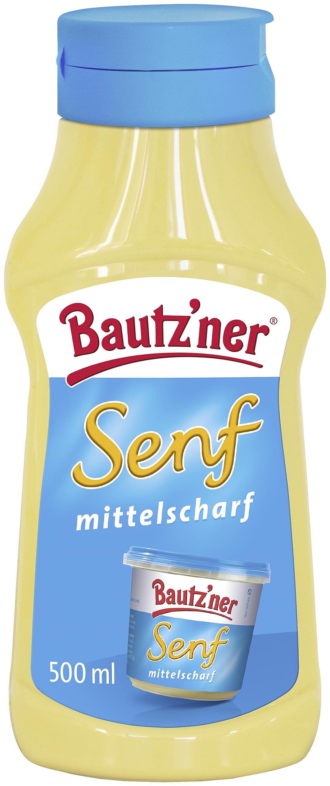 Bautz'ner Senf mittelscharf 500ml