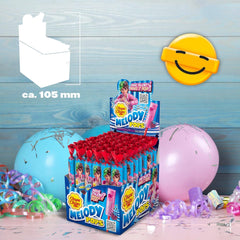 48x Chupa Chups Melody Pops Erdbeere Thekendisplay (48x15g)