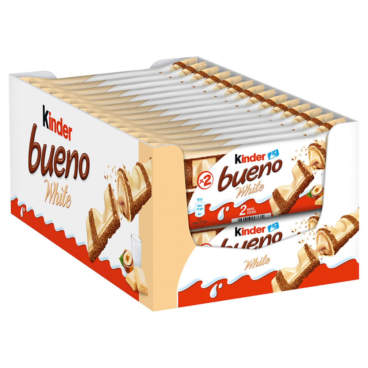 30x Ferrero kinder bueno white2er Pack 39g (30x39g)