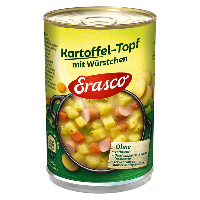 3x Erasco Kartoffeltopf mit Würstchen 400g (3x400g)
