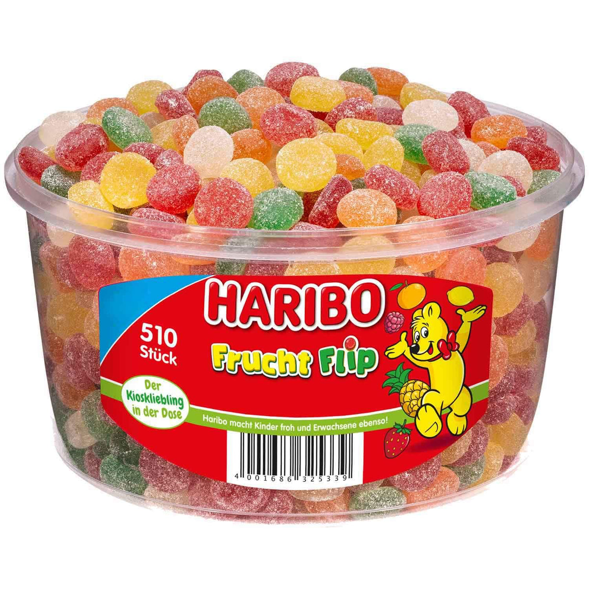 Haribo Frucht Flip 510Stück 1275g