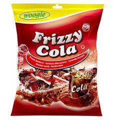 Woogie Frizzy Cola Brause- Bonbons Hartkaramellen Mit Cola- Geschmack 4 x 170g