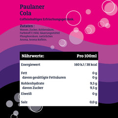 24x Paulaner Cola 0,33l DPG (24x0,33l)