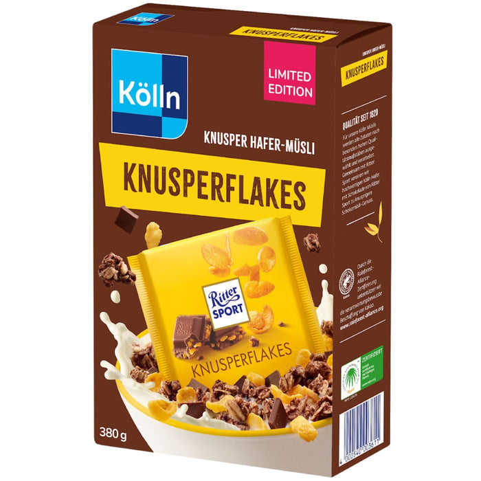 Kölln Knusper Hafer-Müsli Ritter Sport Knusperflakes 380g