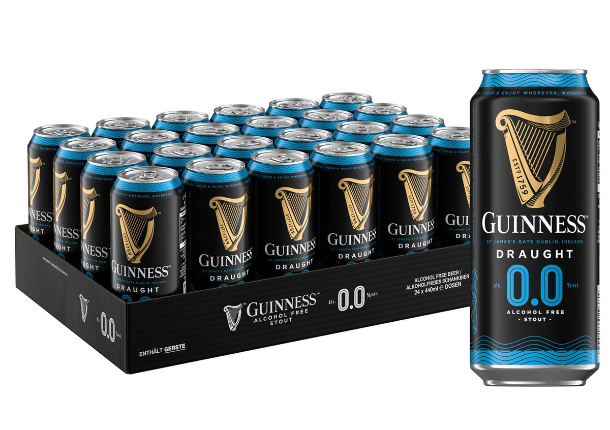 24x Guinness Draught alkoholfrei 0,0% 0,44l DPG (24x0,44l)